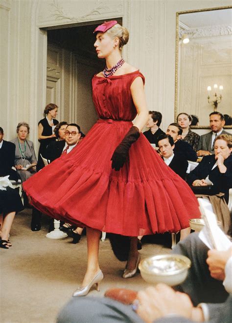 dior dresses 1950s.